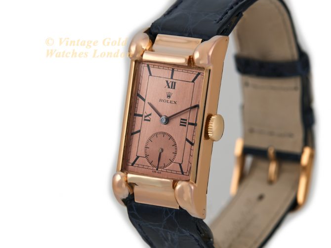 Rolex Cal.360 18ct Pink Gold c1930 (24)