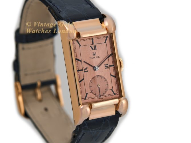 Rolex Cal.360 18ct Pink Gold c1930 (20)