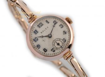 Ladies Rolex Cal.10½ Hunter 9ct Pink Gold 1928