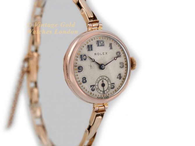 Ladies Rolex Cal.10½ Hunter 9ct Pink Gold 1928 (5)