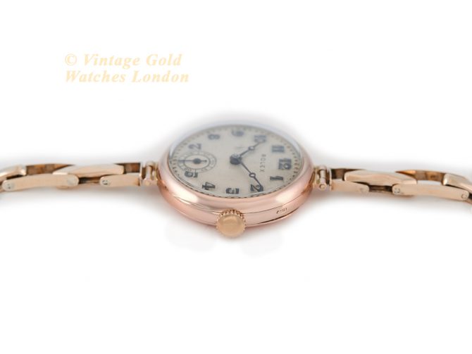 Ladies Rolex Cal.10½ Hunter 9ct Pink Gold 1928 (17)