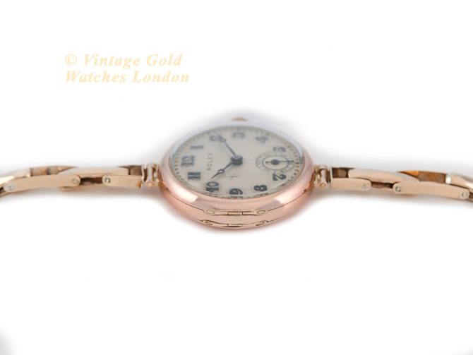 Ladies Rolex Cal.10½ Hunter 9ct Pink Gold 1928 (19)