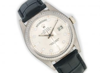 Rolex Day-Date Model Ref.1803 18ct White Gold Factory Diamond 1974