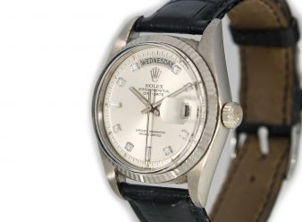 Rolex Day-Date Model Ref.1803 18ct White Gold Factory Diamond 1974 - hover