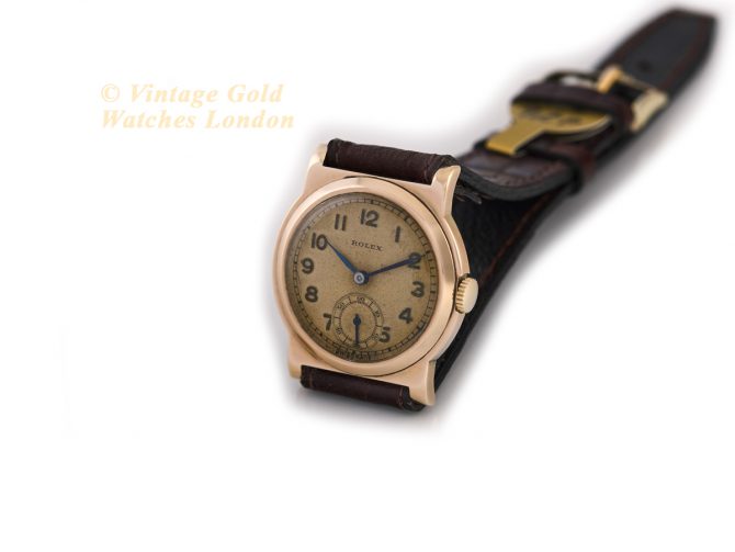 Rare Rolex Model Ref.2467 9ct Pink Gold 1938 (11)