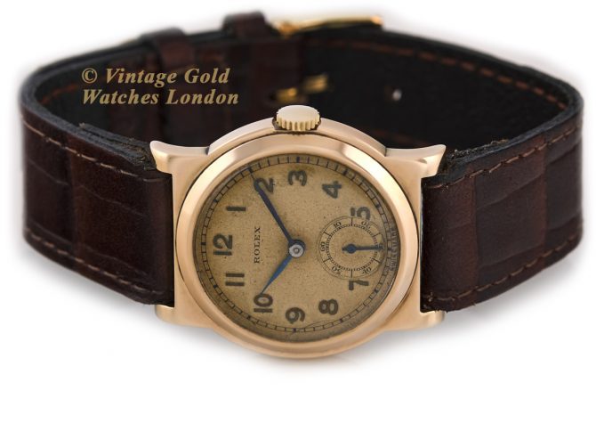 Rare Rolex Model Ref.2467 9ct Pink Gold 1938 (13)