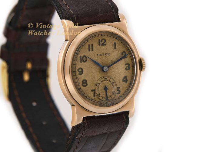 Rare Rolex Model Ref.2467 9ct Pink Gold 1938 (5)
