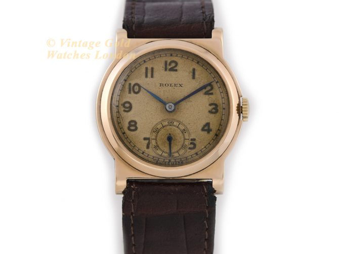 Rare Rolex Model Ref.2467 9ct Pink Gold 1938 (7)
