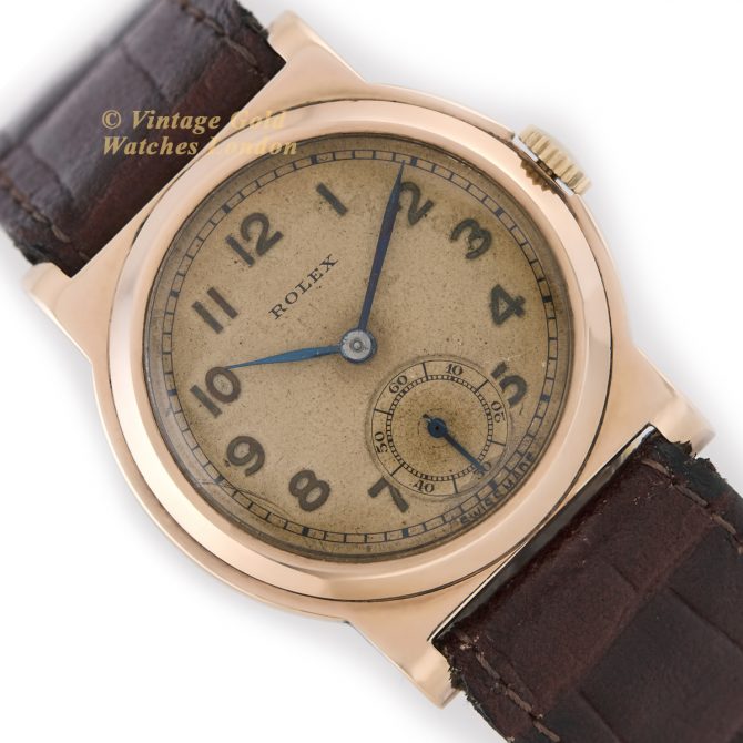 Rare Rolex Model Ref.2467 9ct Pink Gold 1938 (29)