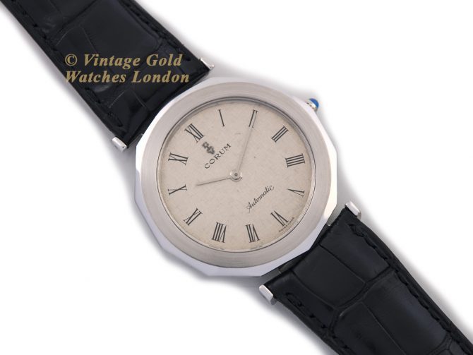 Corum Automatic Cal.37 18ct White Gold c1978 (15)