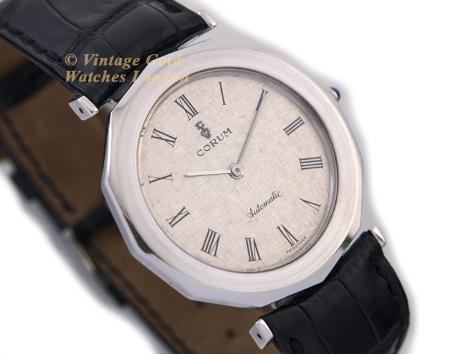 Corum Automatic Cal.37 18ct White Gold c1978 (3)