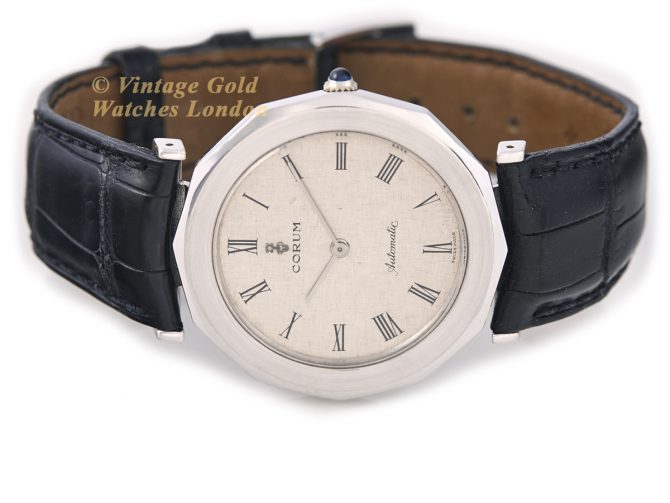 Corum Automatic Cal.37 18ct White Gold c1978 (13)