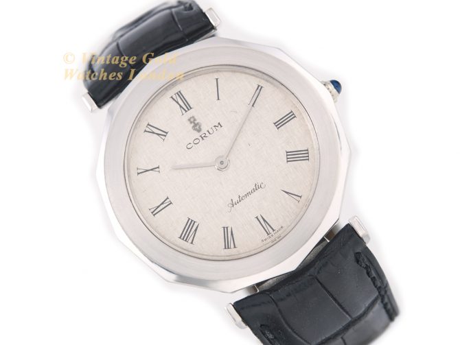 Corum Automatic Cal.37 18ct White Gold c1978 (1)