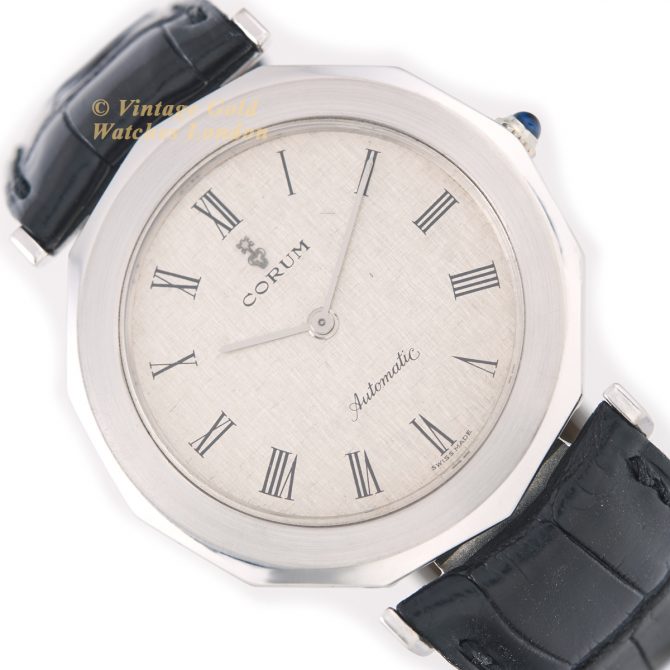 Corum Automatic Cal.37 18ct White Gold c1978 (29)