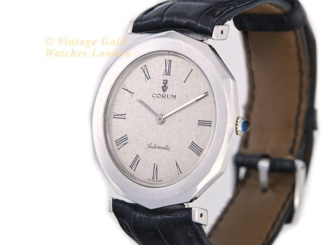 Corum Automatic Cal.37 18ct White Gold c1978 (9)