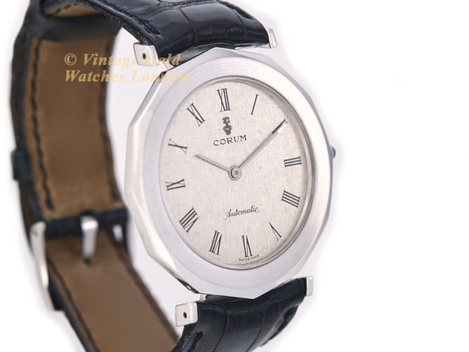 Corum Automatic Cal.37 18ct White Gold c1978 (5)