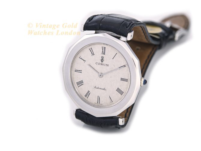 Corum Automatic Cal.37 18ct White Gold c1978 (11)