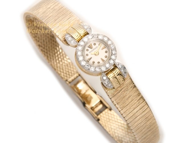 Ladies Jaeger-LeCoultre Cal.426 14ct c1955 (2)