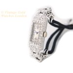 Ladies Chaumet et Cie Platinum & Diamonds Cocktail Watch Cal.557 c1920 mobile navigation (6)