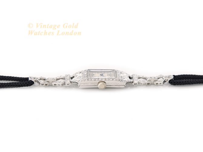 Ladies Chaumet et Cie Platinum & Diamonds Cocktail Watch Cal.557 c1920 (9)