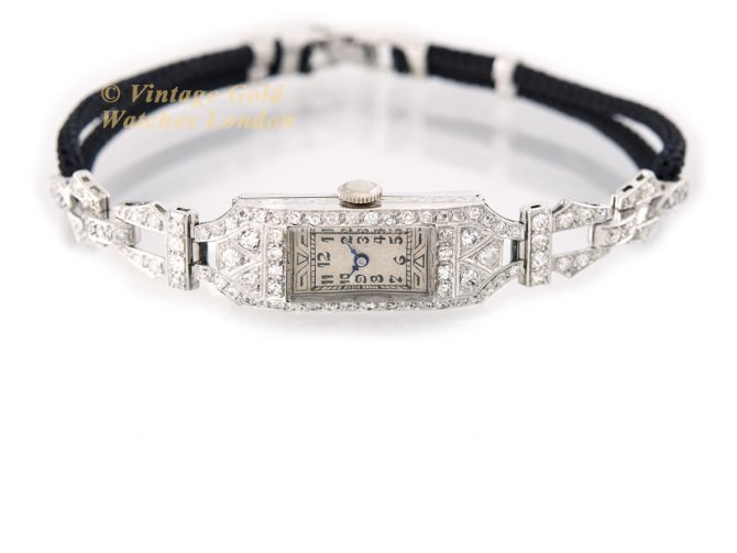 Ladies Chaumet et Cie Platinum & Diamonds Cocktail Watch Cal.557 c1920 (7)