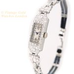 Ladies Chaumet et Cie Platinum & Diamonds Cocktail Watch Cal.557 c1920 mobile navigation (5)