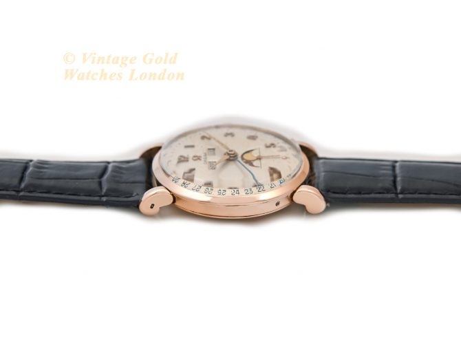 Omega Cosmic Triple Date Moonphase Cal.27 DL PC 18ct Pink Gold 1946 (10)