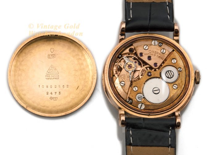 Omega Cosmic Triple Date Moonphase Cal.27 DL PC 18ct Pink Gold 1946 (12)