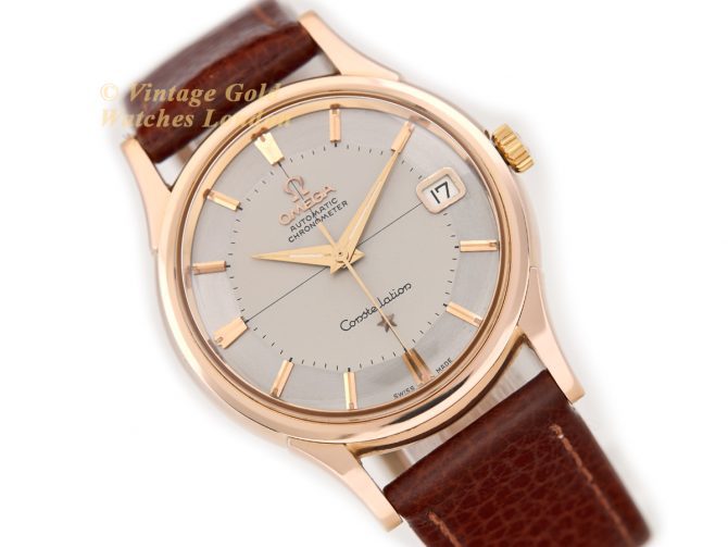 Omega Constellation Pie-Pan Model Ref.14393/4 18ct Pink Gold 1961 (1)