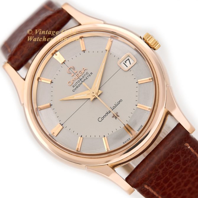 Omega Constellation Pie-Pan Model Ref.14393/4 18ct Pink Gold 1961 (15)