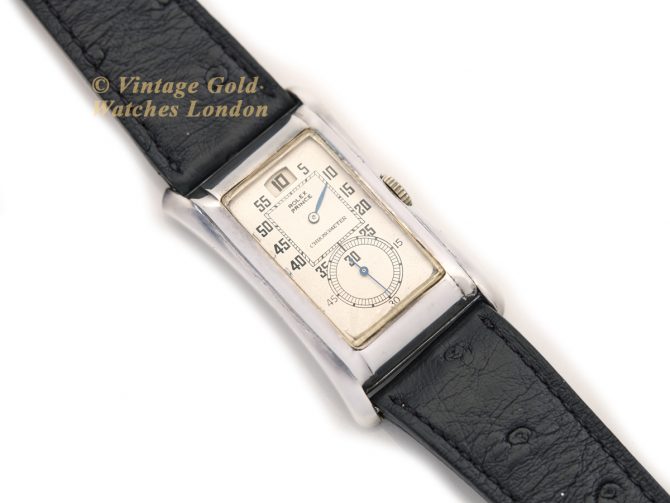 Rolex Prince Jump Hour Chronometer 925 Sterling Silver 1930 (8)