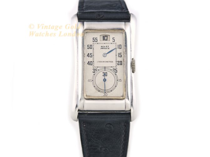 Rolex Prince Jump Hour Chronometer 925 Sterling Silver 1930 (4)