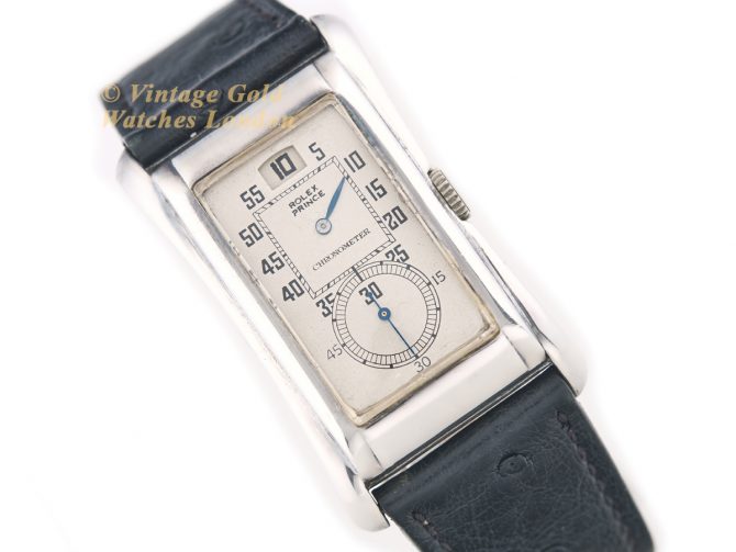 Rolex Prince Jump Hour Chronometer 925 Sterling Silver 1930 (1)