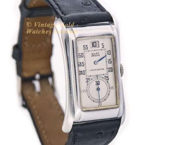 Rolex Prince Jump Hour Chronometer 925 Sterling Silver 1930 (3)