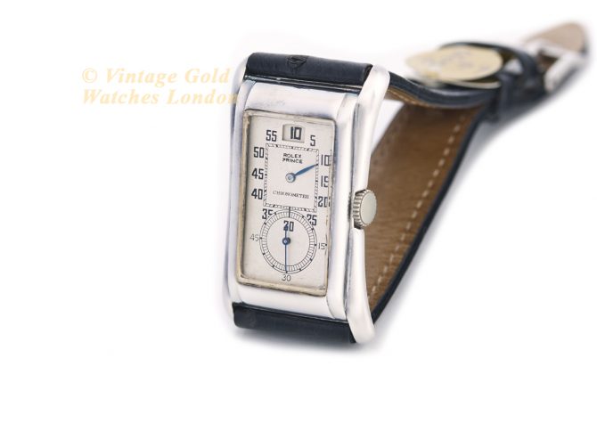 Rolex Prince Jump Hour Chronometer 925 Sterling Silver 1930 (6)