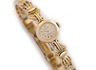 Ladies Rolex Precision Cal.250 18ct c1961 on 18ct Bracelet - hover
