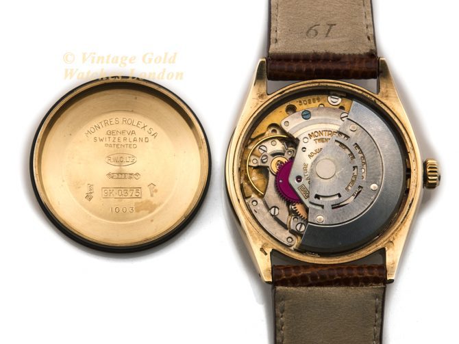 Rolex Oyster Perpetual Model Ref.1003 9ct 1957 Thunderbird Bezel (12)