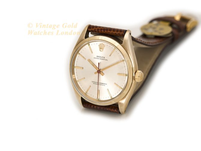Rolex Oyster Perpetual Model Ref.1003 9ct 1957 Thunderbird Bezel (6)