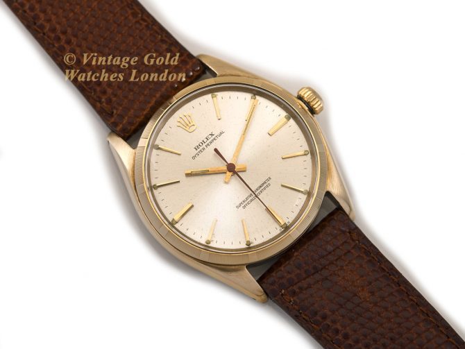 Rolex Oyster Perpetual Model Ref.1003 9ct 1957 Thunderbird Bezel (8)