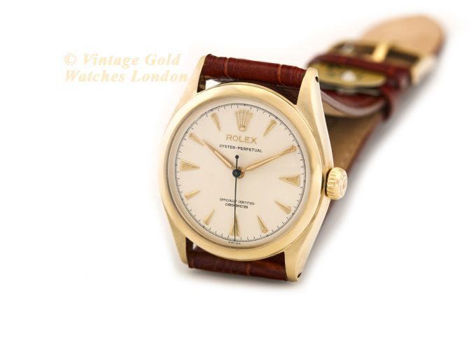 Rolex Oyster Perpetual Model Ref.6084 10ct 1952 (6)