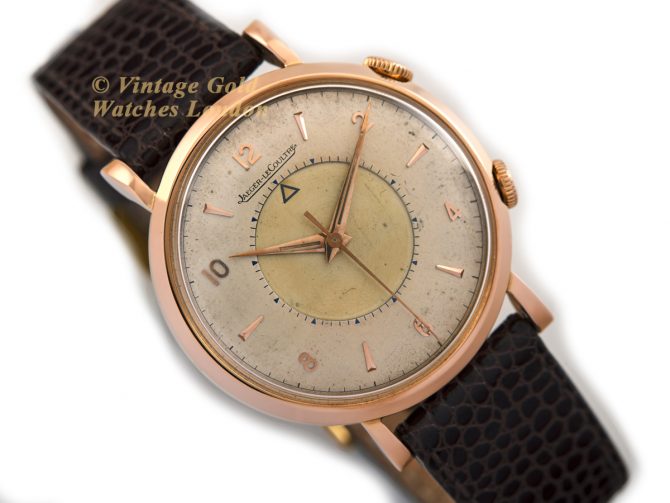 Jaeger-LeCoultre Memovox Cal.P489/1 18ct Pink Gold 1951 1st Edition! (2)