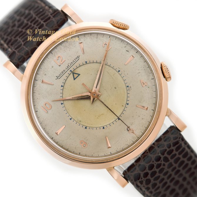Jaeger-LeCoultre Memovox Cal.P489/1 18ct Pink Gold 1951 1st Edition! (15)
