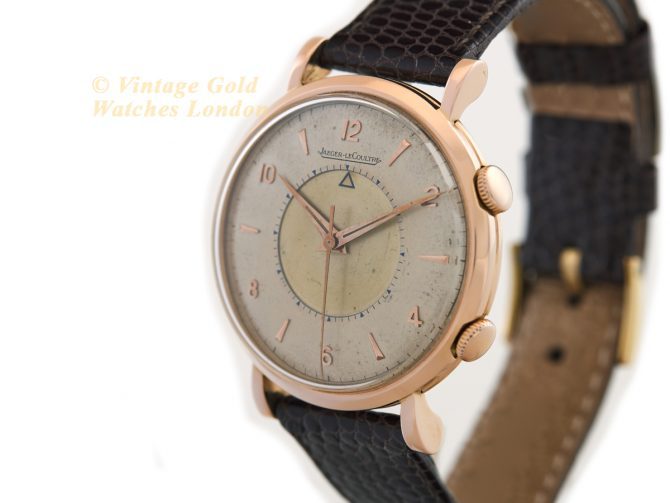 Jaeger-LeCoultre Memovox Cal.P489/1 18ct Pink Gold 1951 1st Edition! (5)