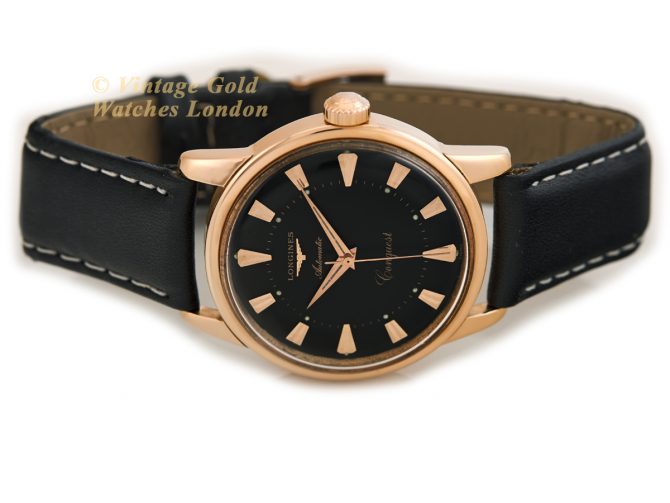 Longines Conquest Cal.19AS 18ct Pink Gold 1956 (7)