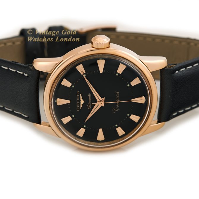 Longines Conquest Cal.19AS 18ct Pink Gold 1956 (14)