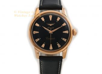 Longines Conquest Cal.19AS 18ct Pink Gold 1956