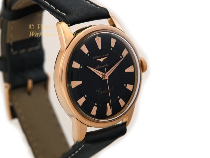 Longines Conquest Cal.19AS 18ct Pink Gold 1956 (3)