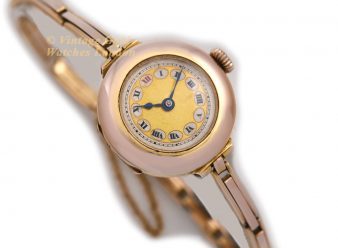 NN1379 1918 9ct Pink Gold Ladies 1 WM