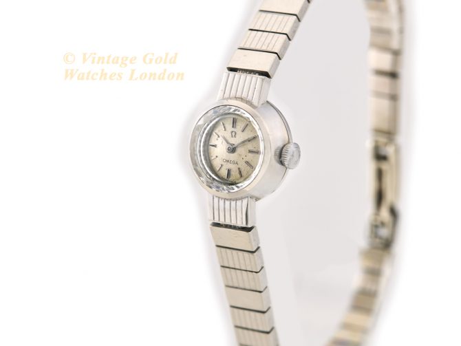 Ladies Omega Cal.580 9ct White Gold 1961 (5)