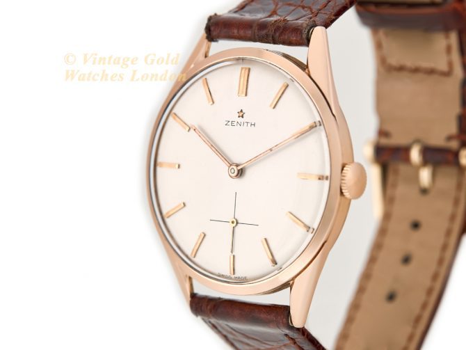 Zenith Cal.40 18ct Pink Gold 1960 (5)